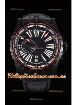 Roger Dubuis Excalibur DLC Coated Casing 1:1 Mirror Swiss Replica Timepiece