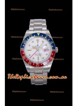Rolex GMT Master Vintage Edition Swiss Replica Timepiece in White Dial