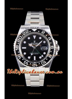 Rolex GMT Master II 116710LN Ceramic Bezel Cal.3186 Movement Swiss Replica - Ultimate 904L Steel Timepiece