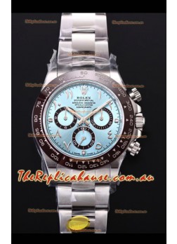 Rolex Daytona 116506 ICE BLUE ARAB Numerals Dial Cal.4130 Movement - Ultimate 904L Steel Timepiece