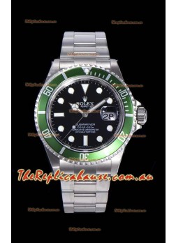 Rolex Submariner 50th Anniversary "Kermit" Swiss Replica Watch 904L Steel Casing