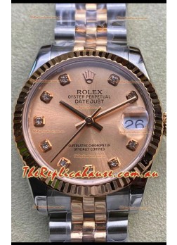 Rolex Datejust 278271 31MM Swiss Replica in 904L Steel in Champange Dial - 1:1 Mirror Replica