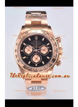 Rolex Cosmograph Daytona M116505-0008 Rose Gold Original Cal.4130 Movement - 904L Steel Watch
