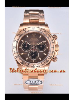 Rolex Cosmograph Daytona M116505-0013 Rose Gold Original Cal.4130 Movement - 904L Steel Watch