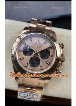 Rolex Cosmograph Daytona M116505-0009 Rose Gold Original Cal.4130 Movement - 904L Steel Watch