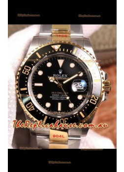 Rolex Sea-Dweller 126603 Swiss Replica Watch 1:1 Mirror Replica in Two Tone Casing 904L Steel 