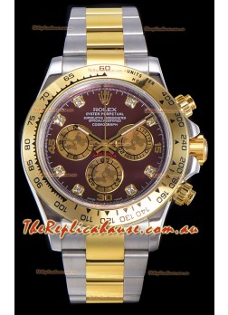 Rolex Daytona Two Tone Yellow Gold Original Cal.4130 Movement - 1:1 Mirror 904L Steel Watch