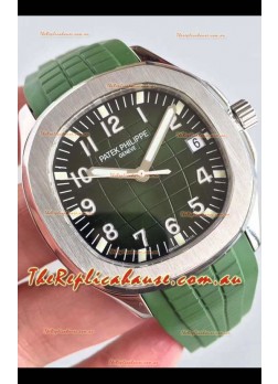 Patek Philippe Aquanaut 5168G-010 Swiss Replica 904L Steel Green Dial - 1:1 Mirror Edition