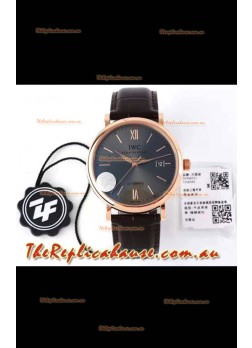 IWC Portofino Automatic 1:1 Mirror Quality Rose Gold Casing Swiss Replica Watch