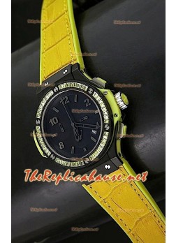 Hublot Big Bang Tutti Frutti Quartz Watch in Yellow- 38MM