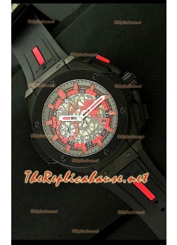 Hublot King Power Manchester United Swiss Watch in PVD