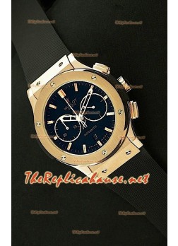 Hublot Vendome Chronograph Swiss Replica Watch in Pink Gold