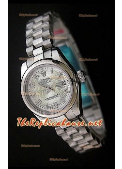 Rolex Datejust Swiss Ladies Replica Watch with Arabic Numerals