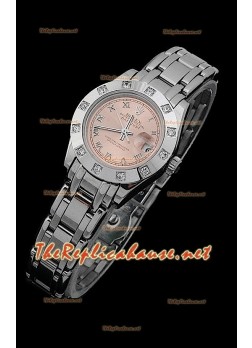 Rolex Datejust Ladies Swiss Replica Watch in Champagne Dial