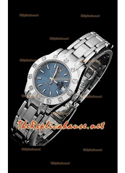 Rolex Datejust Ladies Swiss Replica Watch in Dark Blue Dial