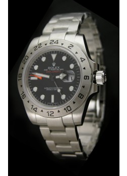 Rolex Replica Explorer II 2011 Edition Watch in Black Dial