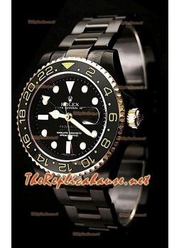 Rolex GMT Masters II Pro Hunter Swiss Watch in Two Tone Gold and PVD