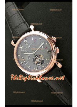 Vacheron Constantin Calender Complications Rose Gold Grey Dial Watch