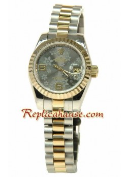 Rolex Floral Motif Datejust Ladies Wristwatch ROLX651