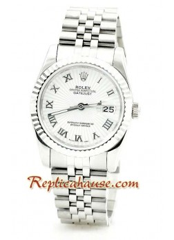 Rolex Datejust Silver Mens Wristwatch ROLX393