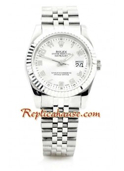 Rolex Datejust Silver Mens Wristwatch ROLX390