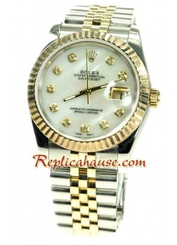 Rolex Datejust Two Tone Wristwatch ROLX482