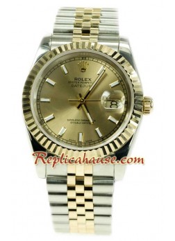 Rolex Datejust Two Tone Wristwatch ROLX484