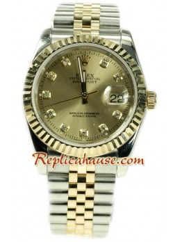Rolex Datejust Two Tone Wristwatch ROLX476
