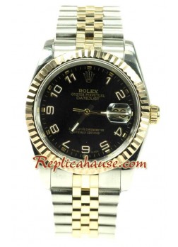 Rolex Datejust Two Tone Wristwatch ROLX481