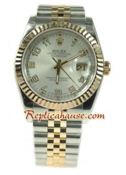 Rolex Datejust Two Tone Wristwatch ROLX479
