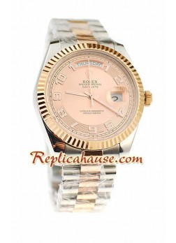Rolex Day Date Two Tone Swiss Wristwatch ROLX542