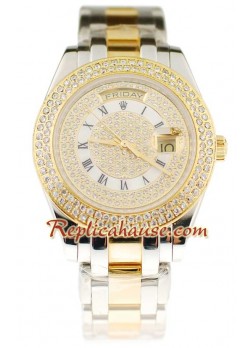 Rolex Day Date Two Tone Wristwatch ROLX548