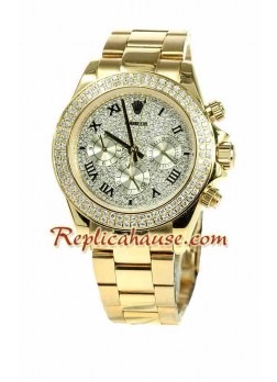 Rolex Daytona Diamonds Dial Edition Wristwatch ROLX567