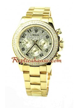 Rolex Daytona Diamonds Dial Edition Wristwatch ROLX648