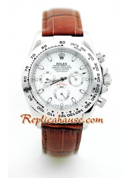 Rolex Daytona Wristwatch with Leather Strap ROLX216