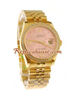 Rolex Swiss Floral Motif 2011 Edition Datejust Wristwatch ROLX831