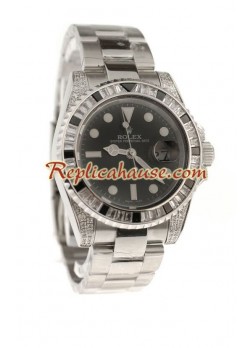 Rolex GMT Masters II Swiss Wristwatch ROLX666