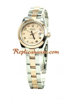 Rolex Datejust Ladies Wristwatch - Pink Gold ROLX689