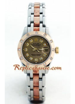 Rolex DateJust - Two-tone-Lady's(Rose Gold) ROLX121