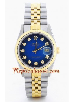 Rolex Datejust Swiss Two Tone Wristwatch ROLX04