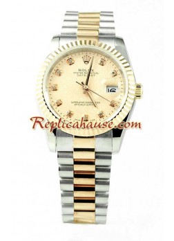 Rolex Datejust Mens Wristwatch - Pink Gold ROLX355