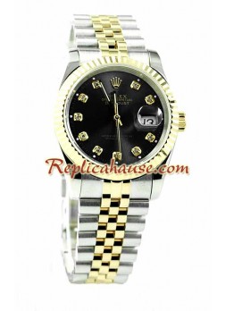 Rolex Datejust Mens Wristwatch - Pink Gold ROLX358