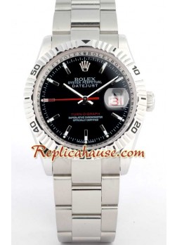 Rolex Datejust Turn O Graph Swiss Mens Wristwatch ROLX107