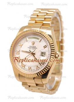 Rolex Day Date II Gold Swiss Wristwatch ROLX499