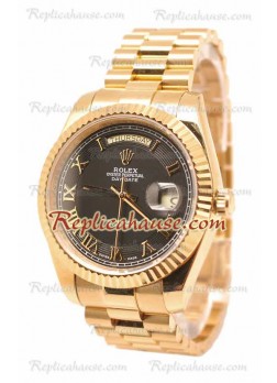 Rolex Day Date II Gold Swiss Wristwatch ROLX500