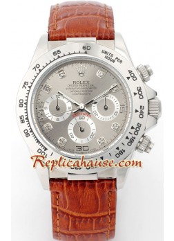 Rolex Daytona Wristwatch with Leather Strap ROLX215