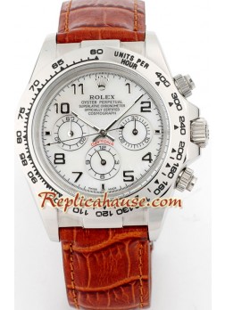 Rolex Daytona Wristwatch with Leather Strap ROLX211