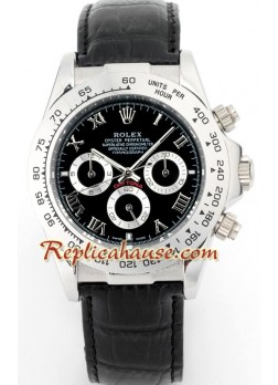 Rolex Daytona Wristwatch with Leather Strap ROLX218