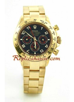 Rolex Daytona 18K Gold Wristwatch ROLX186