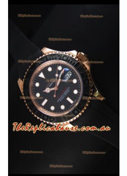 Rolex Yacht-Master 40 Oyster 40MM Watch in Everose Gold Swiss Watch 